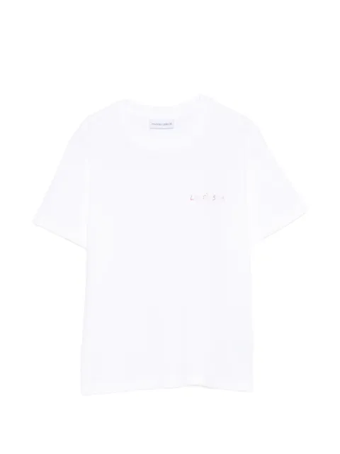 Maison Labiche lettering T-shirt White XWPOPINFIESTA