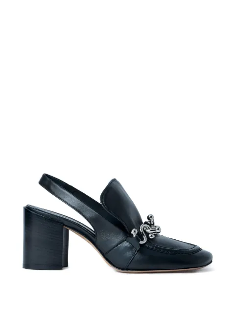 Sportmax square-toe heeled pumps Black 2612521051600