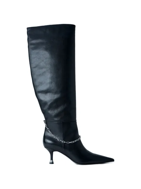 Alexander Wang 65mm Akila slouch boots Black 30126B014001