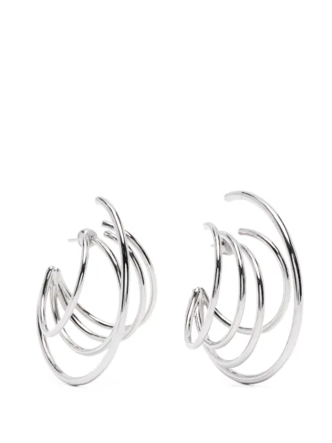 Panconesi large Orbit earrings Silver S26EA028P