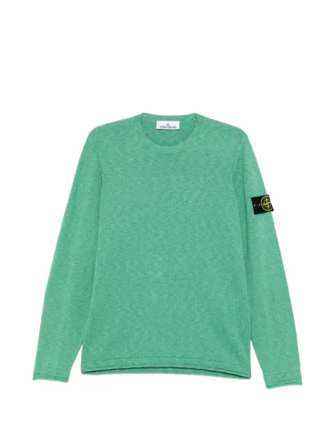 Stone Island 5100052 organic cotton and nylon jumper Green L1S155100052S00B0
