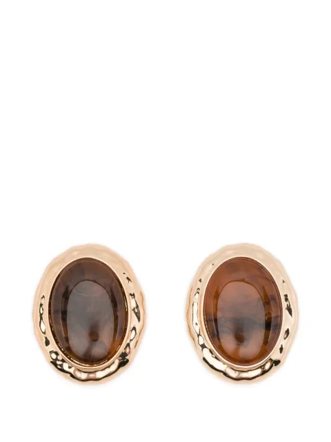Self-Portrait oval earrings Gold RS26603BBR