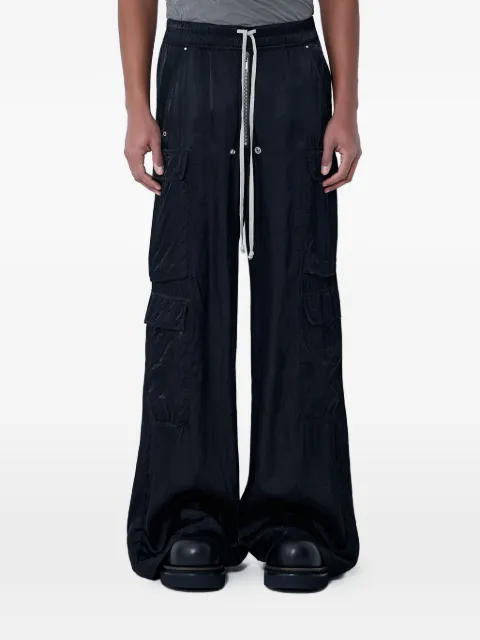 Rick Owens drawstring cargo trousers Black RU01F2339N