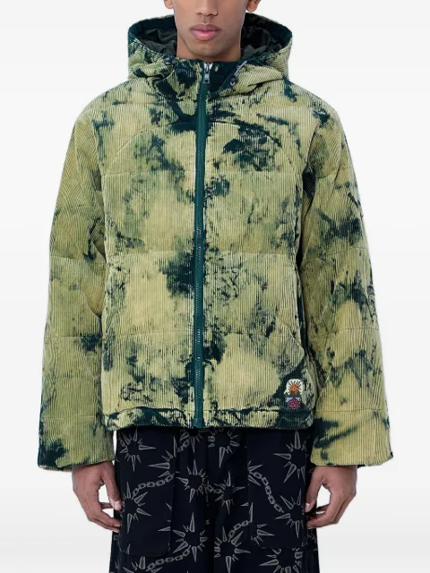 Brain Dead corduroy hooded jacket Green BDF25O08004533GR04