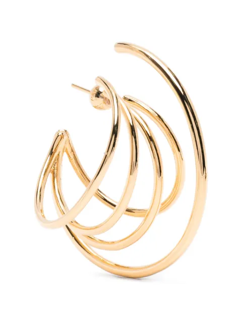 Panconesi large Orbit earrings Gold S26EA028P