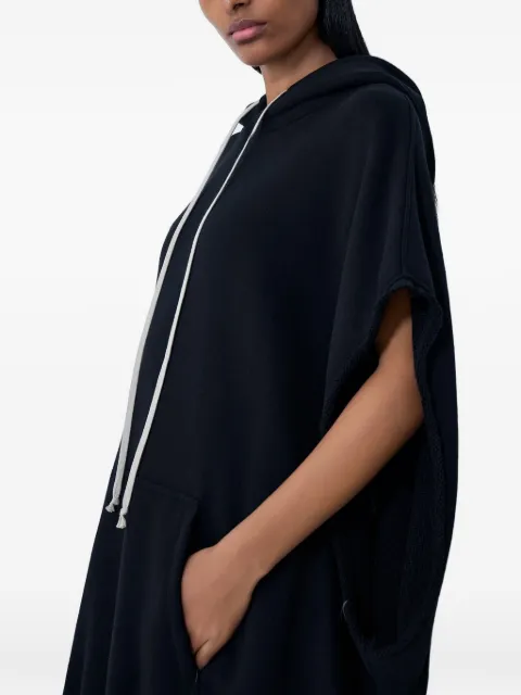 Rick Owens kangaroo-pocket midi dress Black RP01F6111JNT