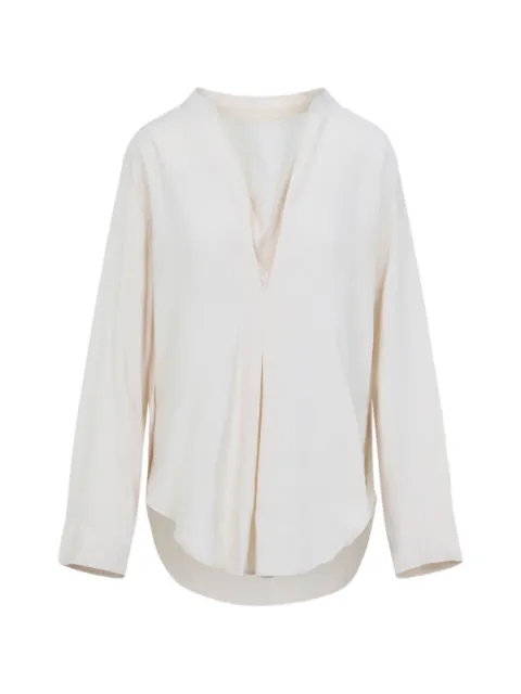 Studio Nicholson Pampa long-sleeve blouse Neutrals PAMPASNW1684