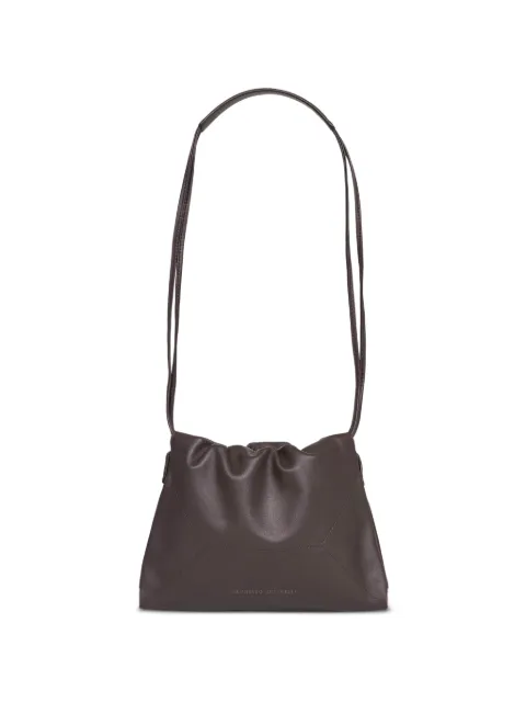 Brunello Cucinelli gathered leather shoulder bag Brown MBXAD2808C8279