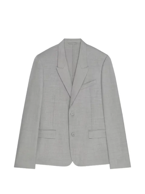 Givenchy peak-lapel regular-fit jacket Grey BM30GS15K7