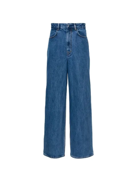 Givenchy low-crotch wide-leg jeans Blue BM51465Y4V