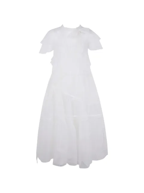 Simone Rocha ruffled layered dress White 7459H0360