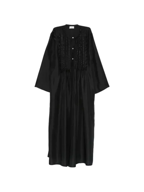 P.A.R.O.S.H. Sadio bead-embellished midi dress Black SADIOD722568