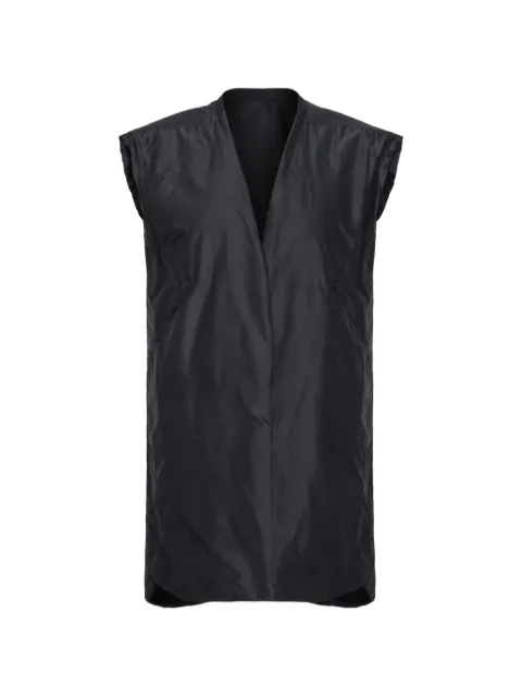 Rick Owens V-neck jacket Black RO02E4795STFT0