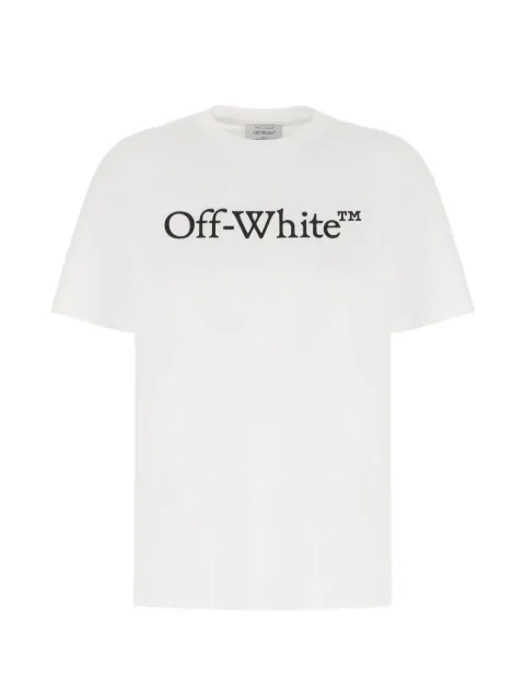 Off-White logo T-shirt White OWAA089C99JER0050110