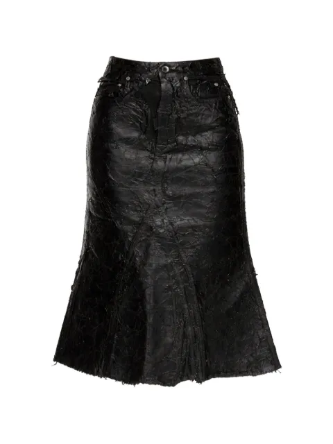Rick Owens DRKSHDW rear-pocket skirt Black DS02D2345BMC