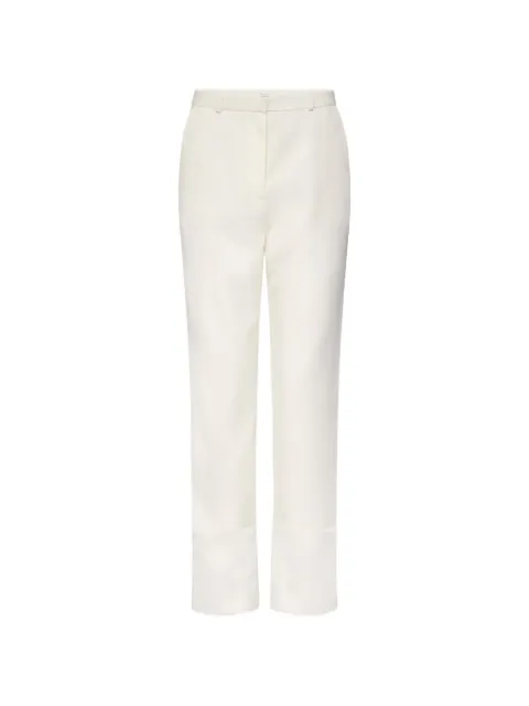 LouLou de Saison straight-leg tapered trousers White MAHONEY