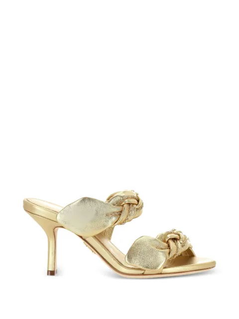 Rodo Rodo braided heeled pumps Gold S010450068OROVECCHIO