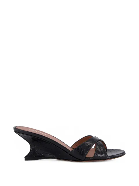 Paris Texas Nina criss-cross sandals Black PX1840XPTAC