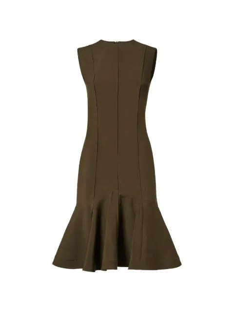 FENDI flounce panelled maxi dress Brown FDD480AQ3H