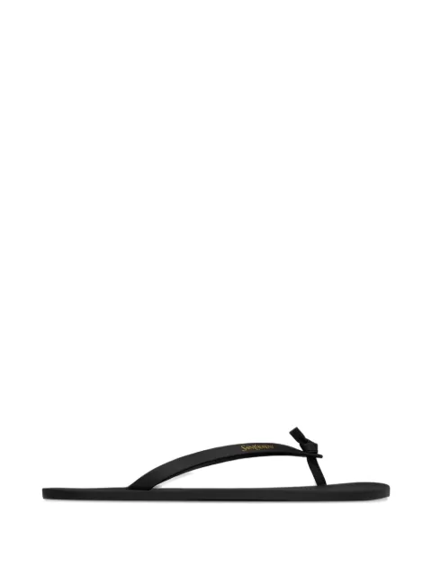Saint Laurent thong strap flip-flops Black 861304DWE00