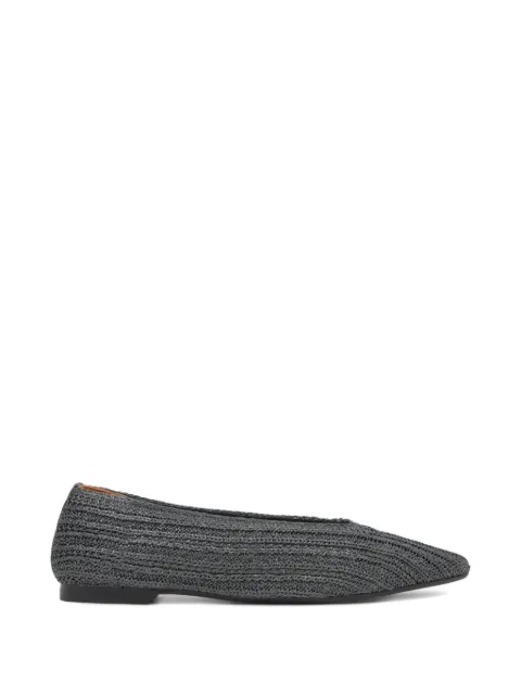 Castañer point-toe woven ballet flats Grey 25961