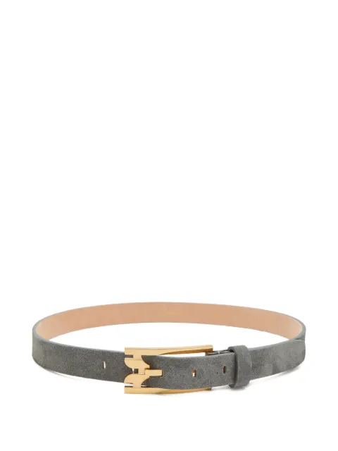 Victoria Beckham Dorian pin-buckle belt Grey 1126ABL007163A