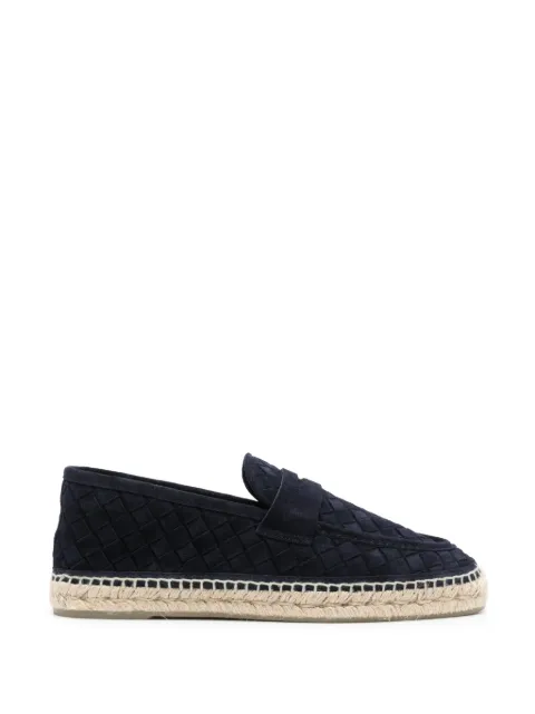 Castañer woven loafer espadrilles Blue 026001