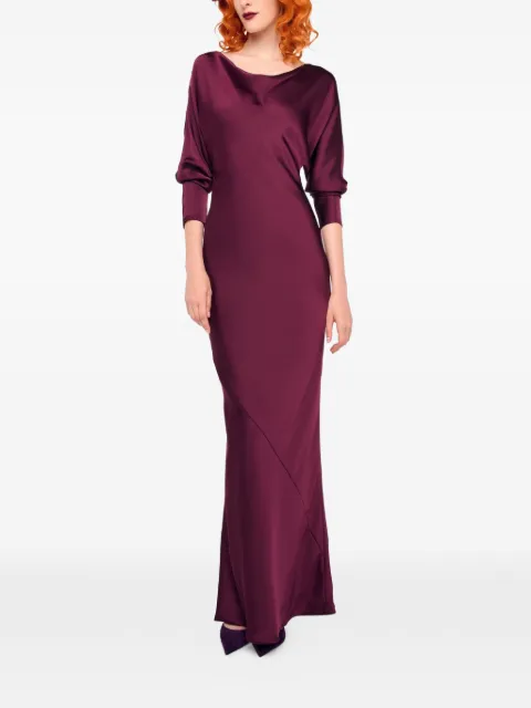 Norma Kamali Dolman Maria maxi dress Red ST4253SAO70043