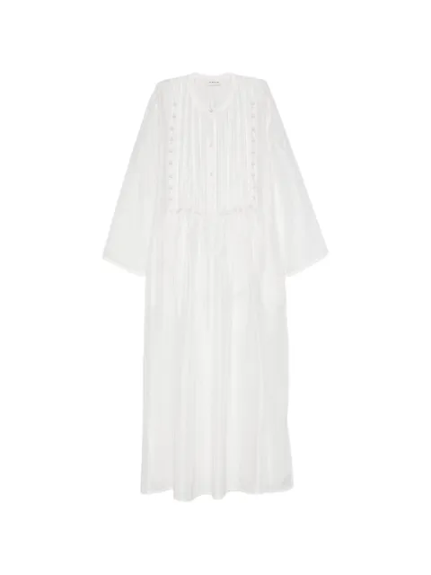 P.A.R.O.S.H. Sadio beaded midi dress White SADIOD722568