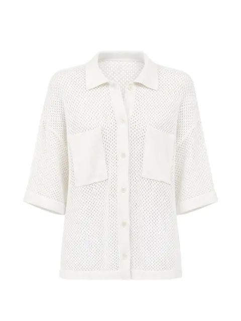 Allude chest-pockets button-fastening shirt White 26217641