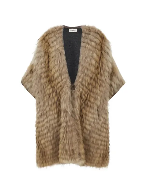P.A.R.O.S.H. fur gilet Neutrals LEAK25D480521