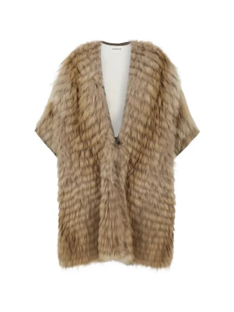 P.A.R.O.S.H. fur gilet Neutrals LEAK25D480521