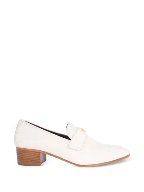 Bougeotte heeled leather pumps White FL35SLEGANA6GU108