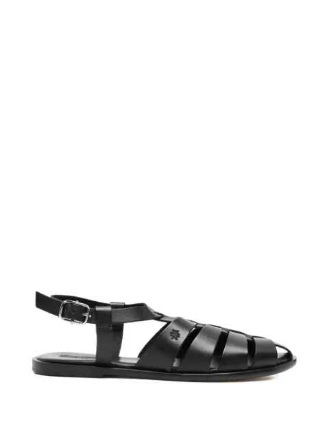 DRAGON DIFFUSION woven strap sandals Black 5006
