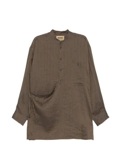 Uma Wang tapestry shirt Brown UM1512BROWN