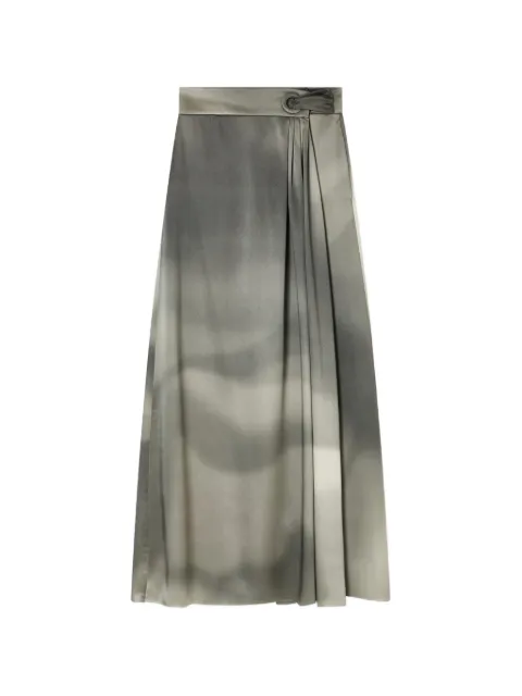 Giorgio Armani pleated maxi skirt Grey GW001894TE16741