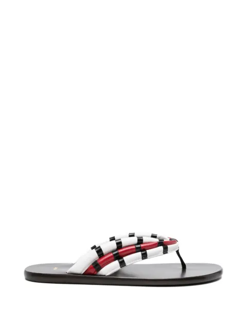 Jude striped-strap sandals Brown PS26FO011MC034LL001