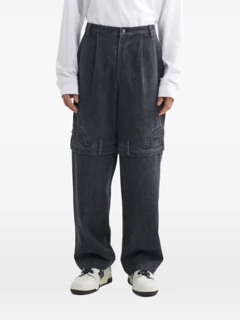 Off Duty pleated eararn jeans Grey ODS24P7738