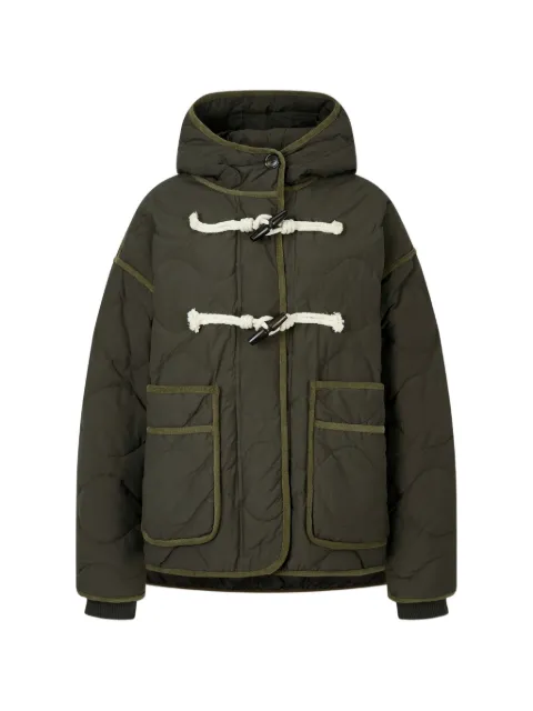 TOMBOY toggle-detail puffer jacket Green 9106114101