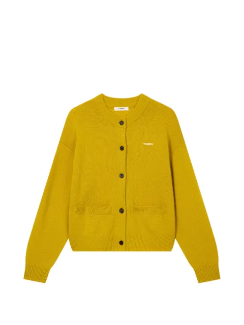 TOMBOY front-pocket cardigan Yellow 9106151101