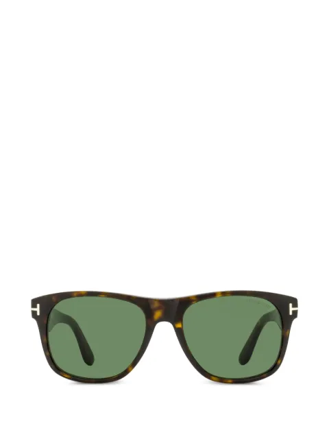 TOM FORD Eyewear Marlon rectangular-frame sunglasses Brown FT1284