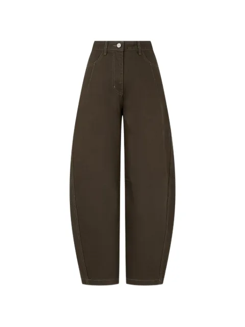 TOMBOY curved-leg jeans Brown 9106162551