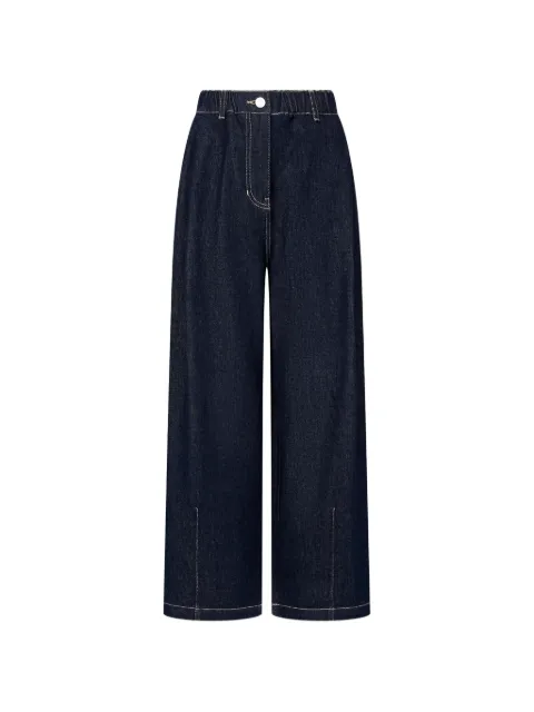 TOMBOY contrast-stitching jeans Blue 9106262201
