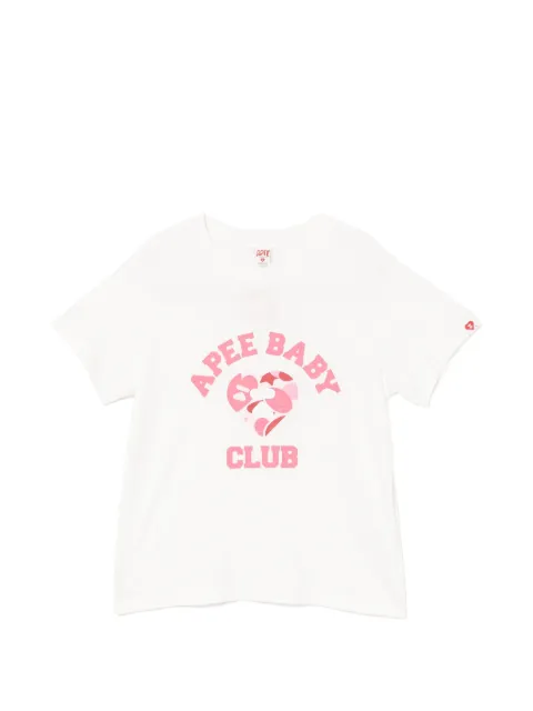 APEE™ by *A BATHING APE® graphic-print crew neck T-shirt White 0PXTEAF355A5PWHP00S
