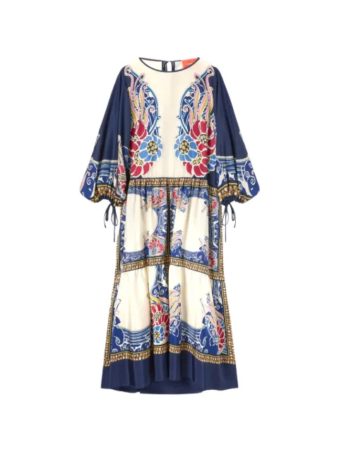 La DoubleJ Vesta maxi dress Blue DRE0302SIL009LEM02