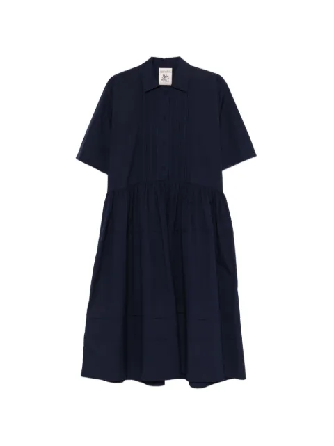 Semicouture polo-collar dress Blue Y6SK36