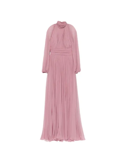 Zuhair Murad silk maxi dress Pink FDR25019