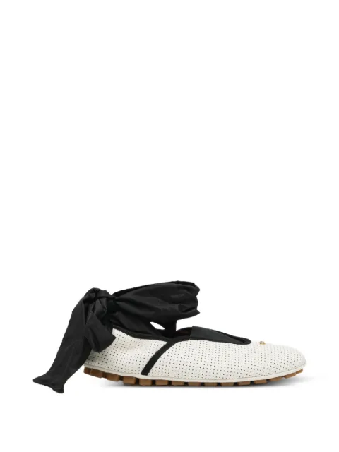 Valentino Garavani Rythmika ballerinas in perforated nappa leather Neutrals WS0NT6RTF