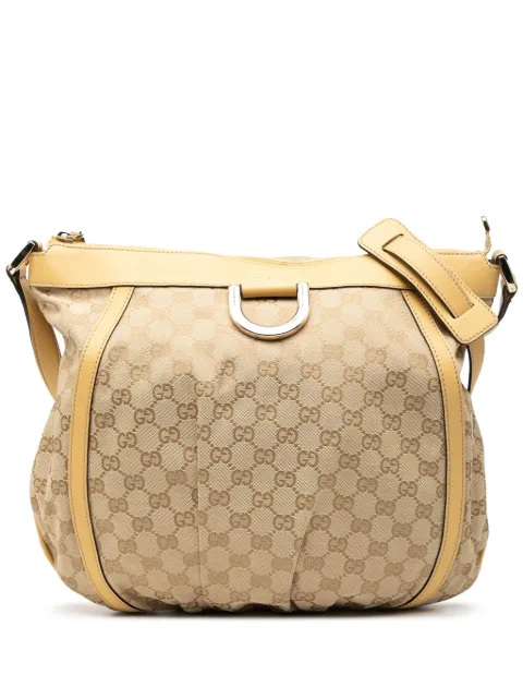 Gucci Pre-Owned 2000-2015 GG Canvas Abbey D Ring crossbody bag Yellow PQ48J9CMWFVKR9F8