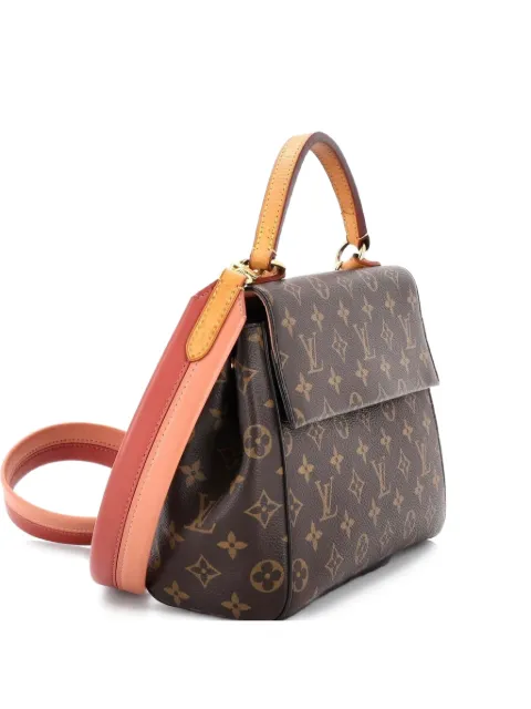 Louis Vuitton Pre-Owned Cluny Top Handle Bag Monogram Canvas BB satchel Brown UUNQ6D00GNBZ9IMB